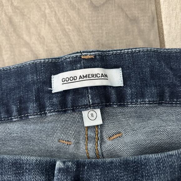 Good American Women's Boot Cut Jeans - Dark Blue - Picture 4 of 8